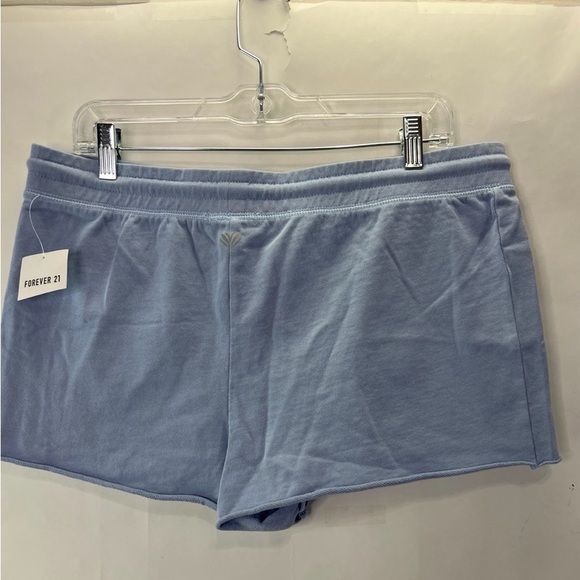 Forever 21 Light Blue Drawstring Lounge Shorts - Picture 2 of 3